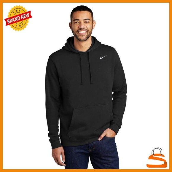 Men's Fleece Crewneck Sweatshirt with Ribbed Cuffs and Hem